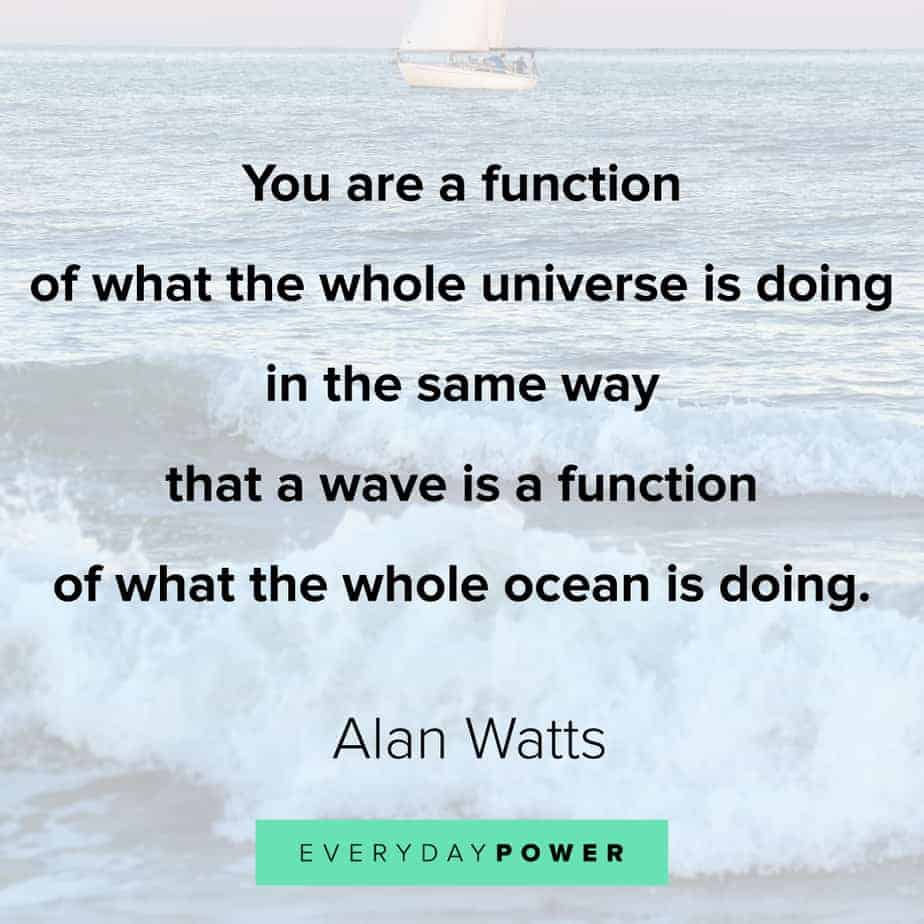 Alan Watts Quotes on the universe