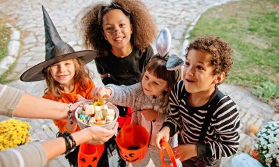 Children in Halloween Mode