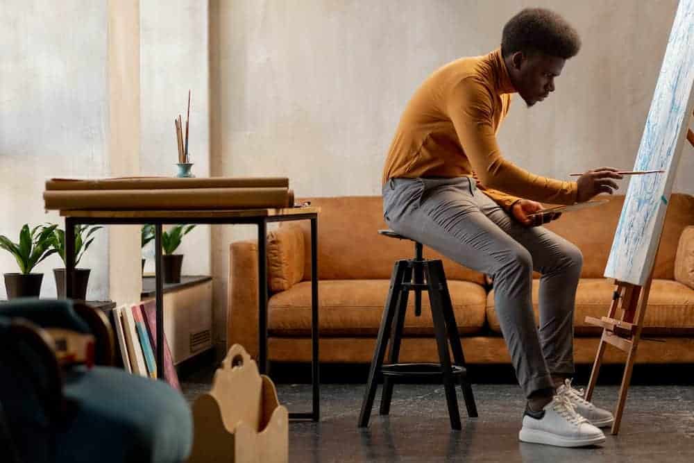 Man Painting