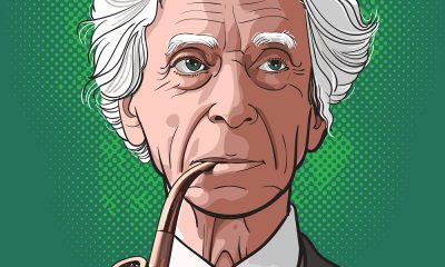 A Drawing of Bertrand Russell