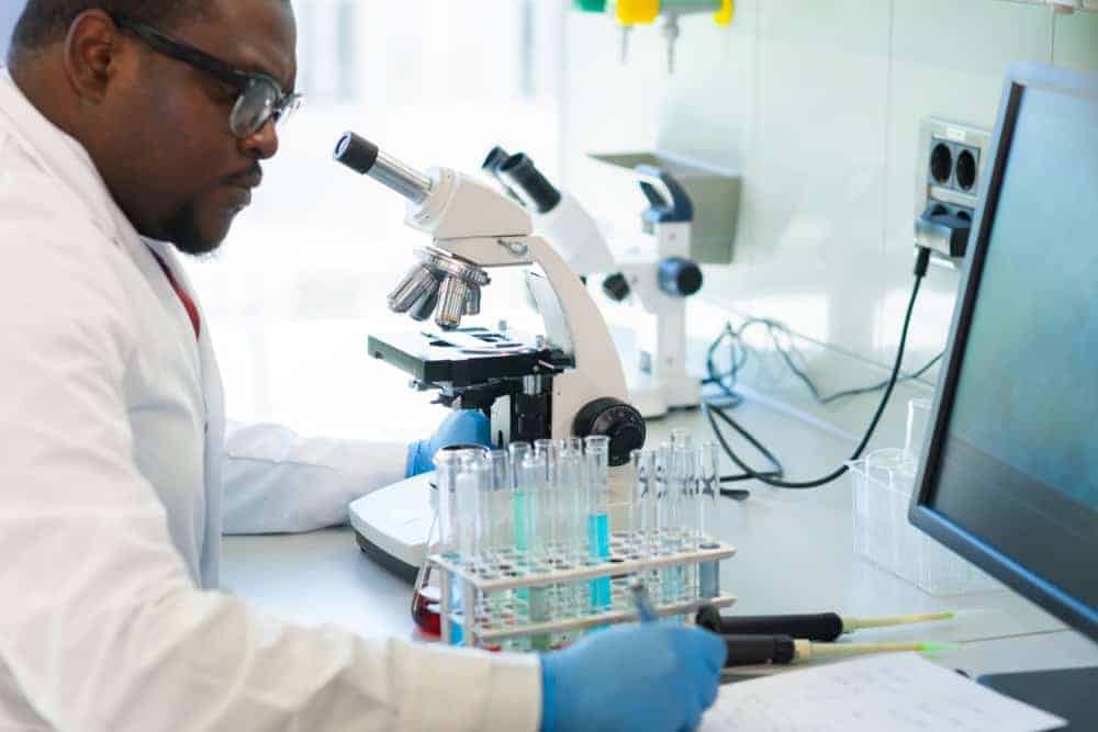 A Picture of a Scientist in Lab