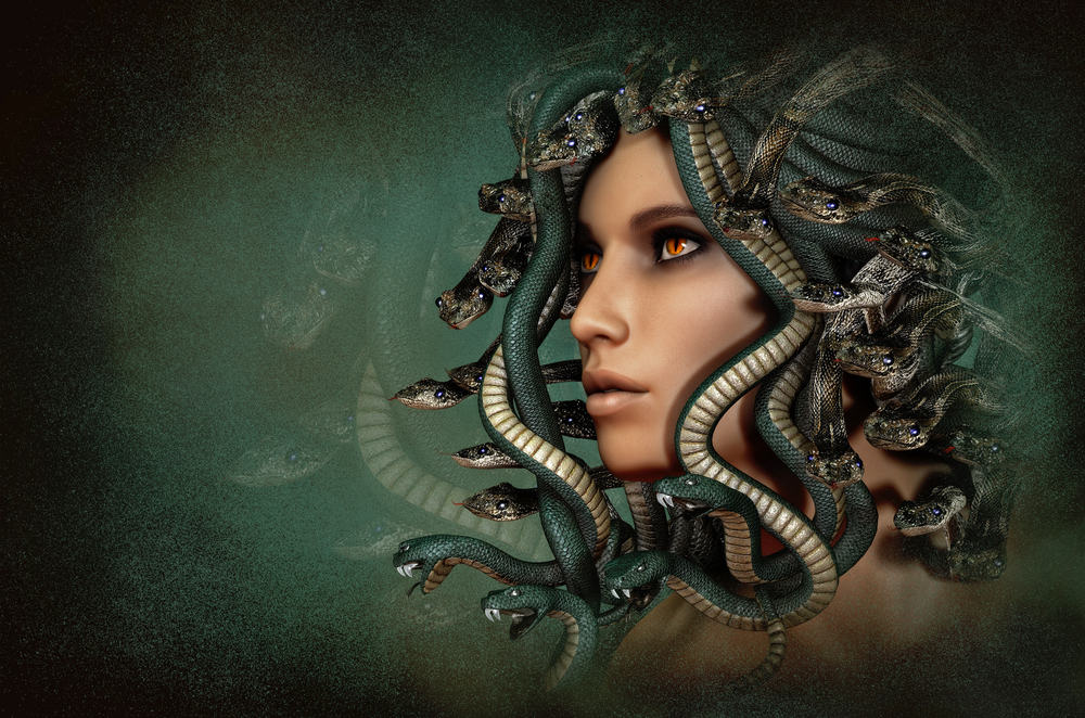 Medusa-greek Mythology fantasy Creatures Gorgon Fantasy 