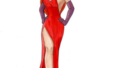 A Drawing of Jessica Rabbit