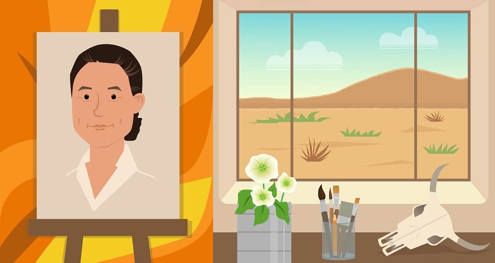 A Painting of an Old Woman