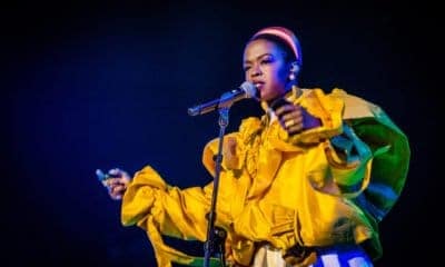 A Picture of Lauryn Hill Singing