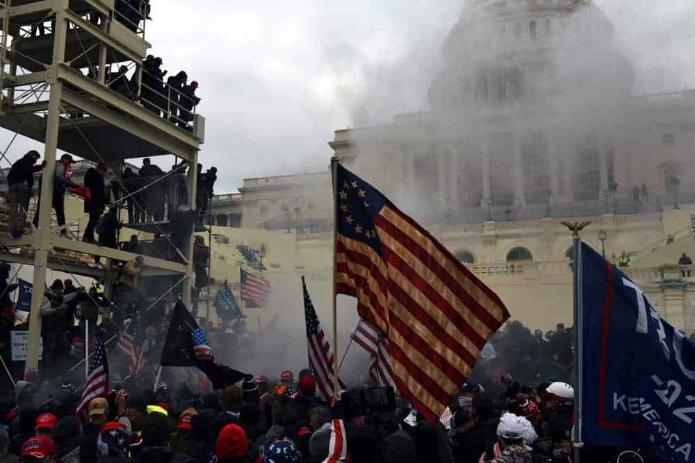 A Picture of the White House Being Attacked