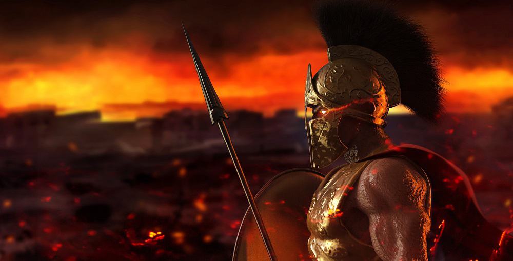 ancient spartan warriors training