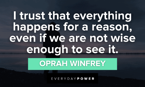 We Believe That Everything Happens for a Reason!