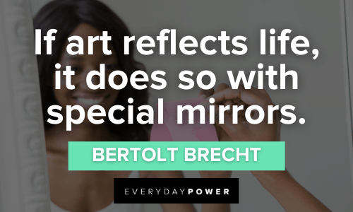 Mirror Quotes about art