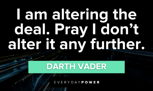 Darth Vader Quotes From the Star Wars Villain