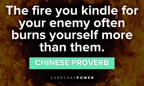 Fire Quotes about enemies