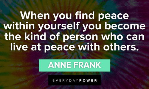 Hippie Quotes about inner peace