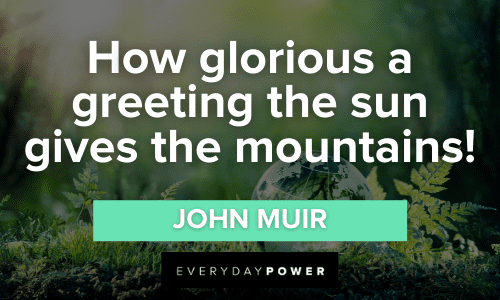 John Muir Quotes about the mountains