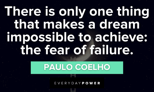 Keep Pushing Quotes about the fear of failure