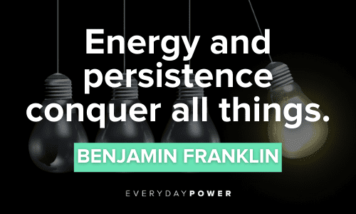 Positive Energy Quotes about persistence