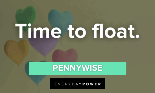 pennywise the clown quotes float