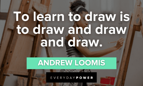 Inspirations 10 Great Quotes About Drawing  Susan Fox American Artist