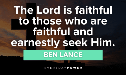 Faith Quotes about the lord