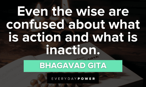Bhagavad Gita Quotes about life