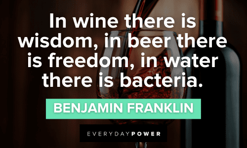 Funny Wine Quotes about wisdom
