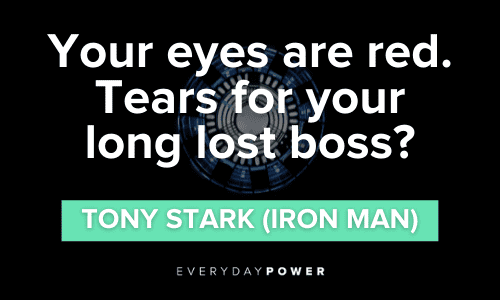 Iron Man Quotes and sayings