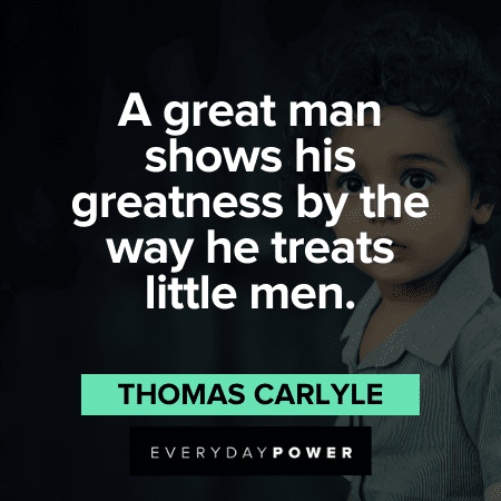 Kindness Quotes about A great man shows his greatness
