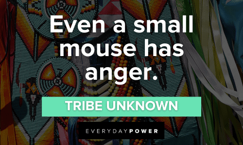 Native American Quotes about anger