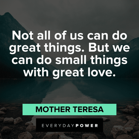 Quotes by Mother Teresa about love