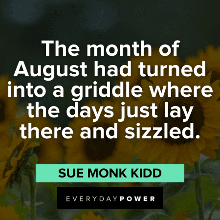 August Quotes Celebrating The Sunday Of Summer Daily Inspirational Posters