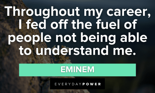 65 Eminem Quotes & Lyrics For Captions | Love, Life, Inspiration