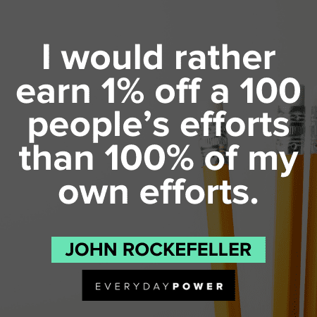 John D. Rockefeller Quotes and saying