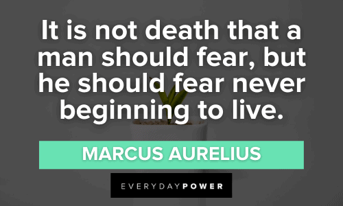 Marcus Aurelius quotes about death