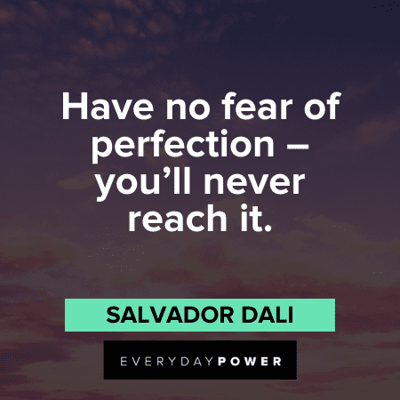 fear of Perfection Quotes