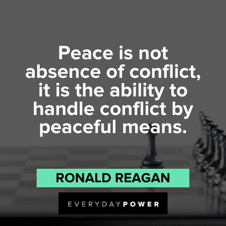 Ronald Reagan Quotes about peace