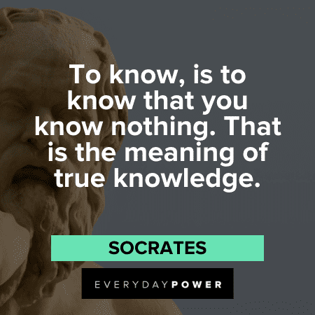 Socrates Quotes about knowledge
