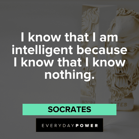 Socrates Quotes on intelligence