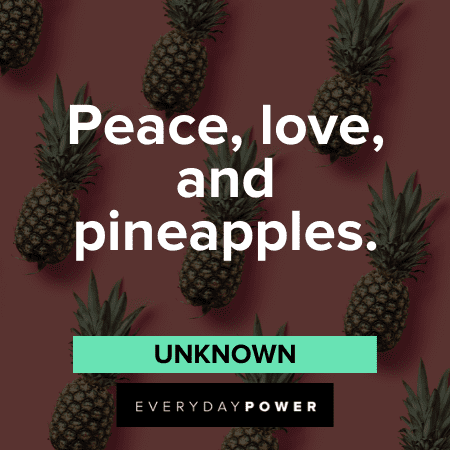 Pineapple Quotes about love