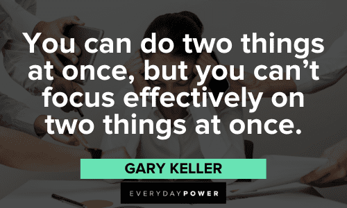 Gary Keller Quotes about productivity