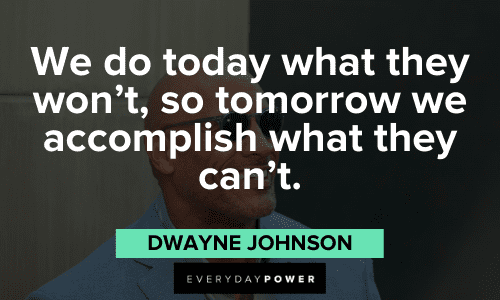 Dwayne Johnson quotes to motivate you