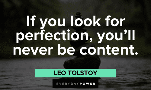 Leo Tolstoy Quotes about perfection