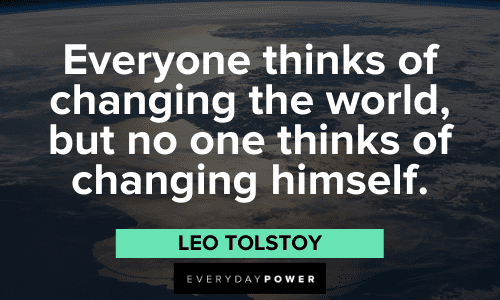 Leo Tolstoy Quotes about change