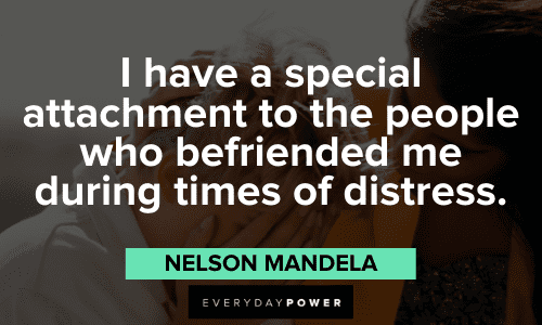 Nelson Mandela Quotes about friendship