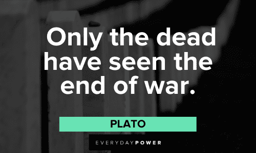Plato Quotes about war
