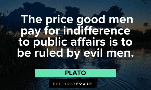 Plato Quotes about public affairs