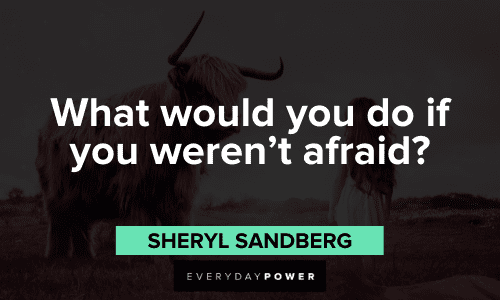 Sheryl Sandberg Quotes about fear