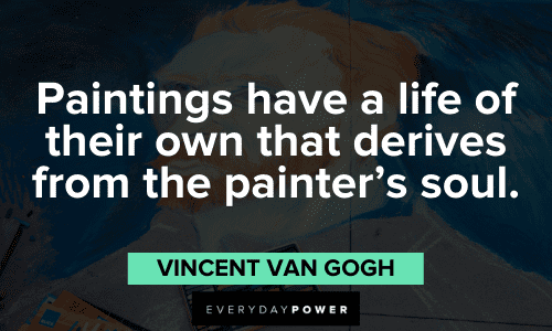 Vincent Van Gogh Quotes about paintings