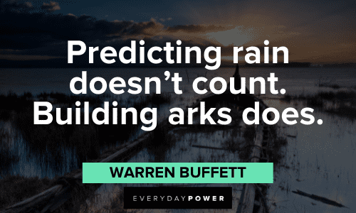 Warren Buffett Quotes about preparation