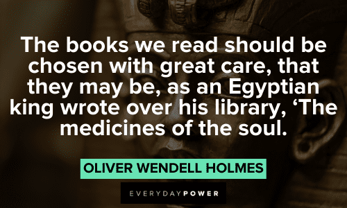 Oliver Wendell Holmes Quotes about books