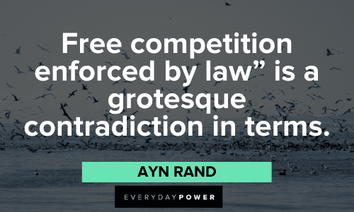 Ayn Rand Quotes about competition