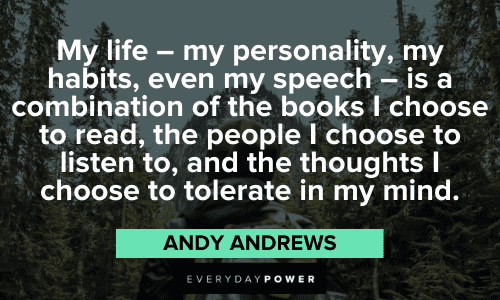 Andy Andrews Quotes about personality